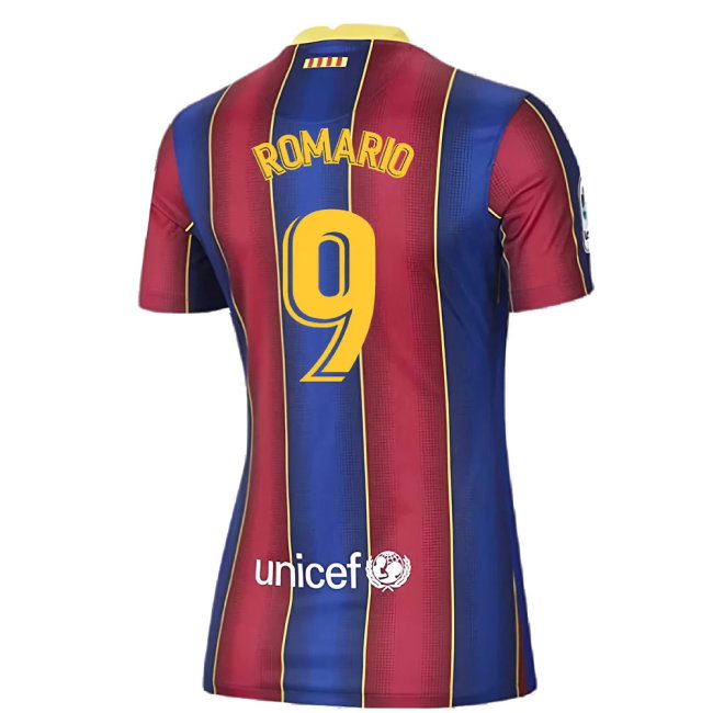 Barcelona 2020-21 Home Shirt (Womens) (Large 16-18) (Excellent) (ROMARIO 9)