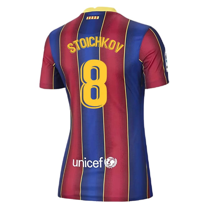 Barcelona 2020-21 Home Shirt (Womens) (Large 16-18) (Excellent) (STOICHKOV 8)