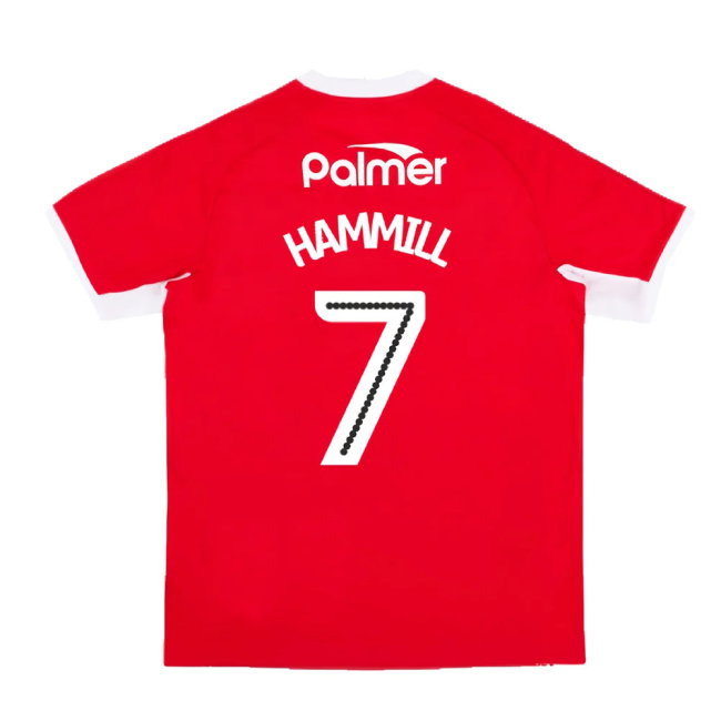 Barnsley 2017-18 Home Shirt (Mint) (HAMMILL 7)