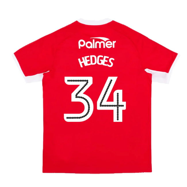 Barnsley 2017-18 Home Shirt (Mint) (HEDGES 34)