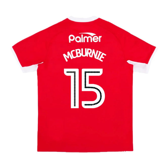 Barnsley 2017-18 Home Shirt (Mint) (MCBURNIE 15)