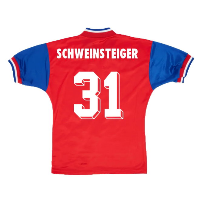Bayern Munich 1993-95 Home Shirt (Very Good) (Schweinsteiger 31)