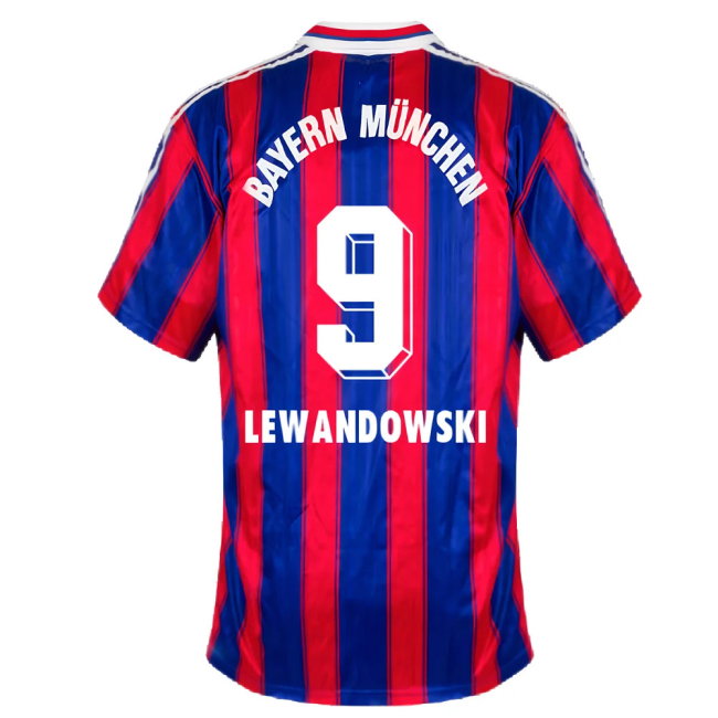 Bayern Munich 1995-97 Home Shirt (Boys 26/28 7-8y) (Excellent) (LEWANDOWSKI 9)