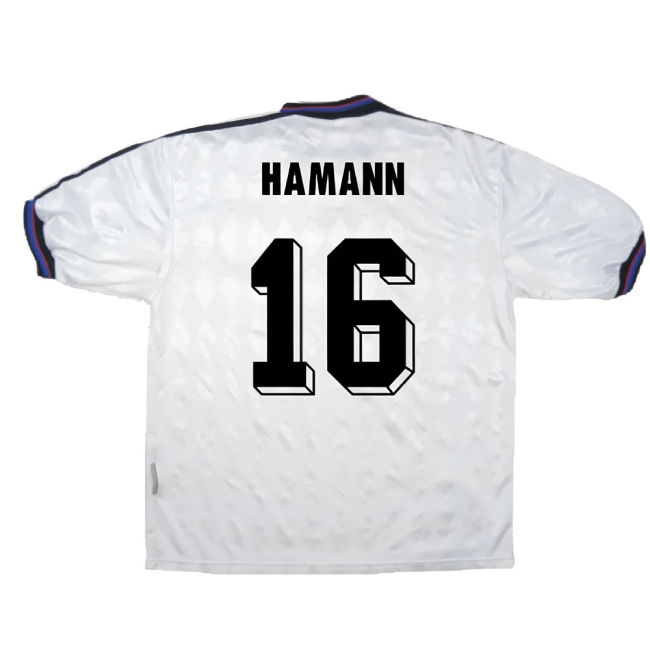 Bayern Munich 1996-98 Away Shirt ((Very Good) S) (Hamann 16)