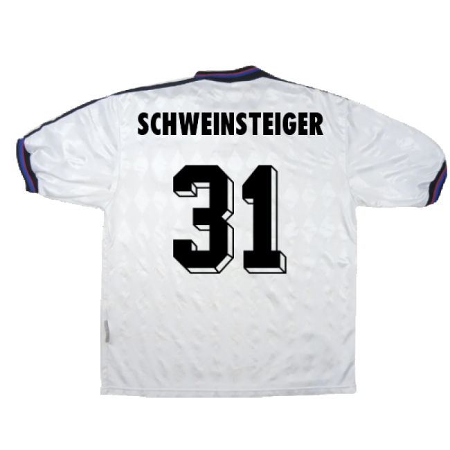 Bayern Munich 1996-98 Away Shirt ((Very Good) S) (Schweinsteiger 31)