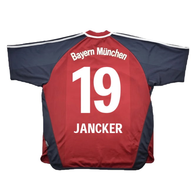 Bayern Munich 2001-02 Home Shirt (S) (Very Good) (Jancker 19)