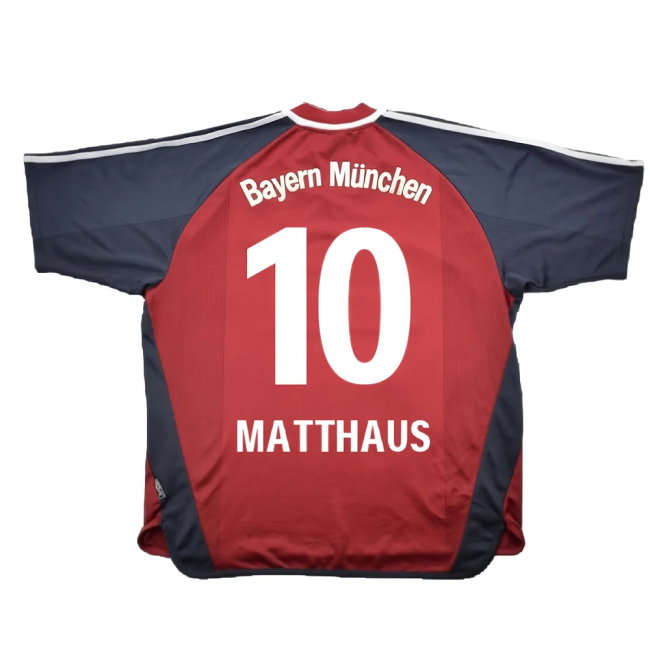 Bayern Munich 2001-02 Home Shirt (S) (Very Good) (Matthaus 10)