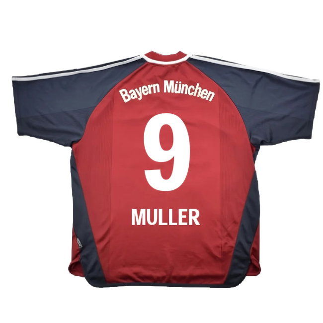 Bayern Munich 2001-02 Home Shirt (S) (Very Good) (Muller 9)