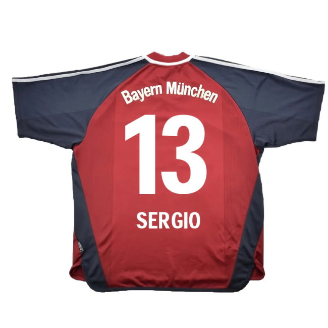Bayern Munich 2001-02 Home Shirt (S) (Very Good) (Sergio 13)