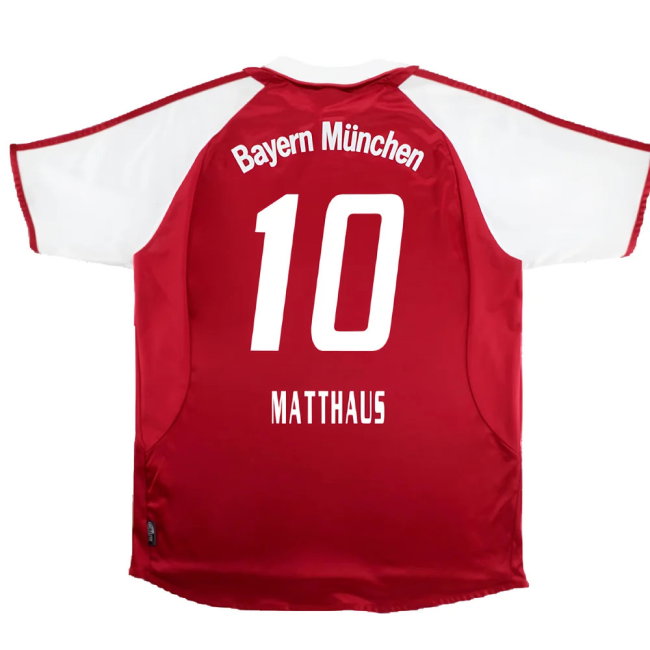Bayern Munich 2003-04 Home Shirt (XXL) Makaay #10 (Very Good) (Matthaus 10)