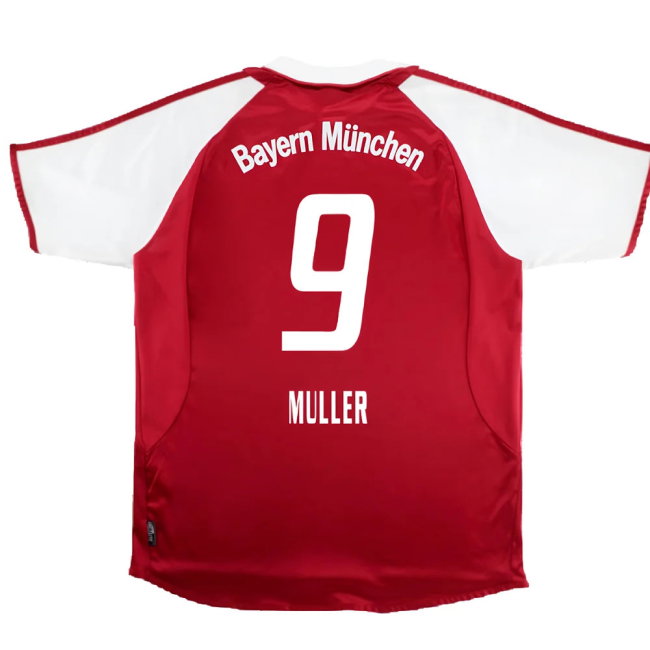 Bayern Munich 2003-04 Home Shirt (XXL) Makaay #10 (Very Good) (Muller 9)