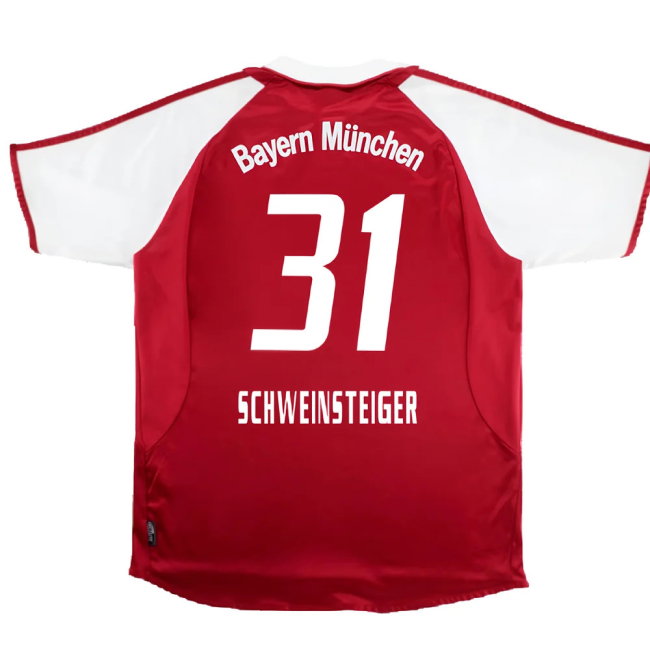 Bayern Munich 2003-04 Home Shirt (XXL) Makaay #10 (Very Good) (Schweinsteiger 31)