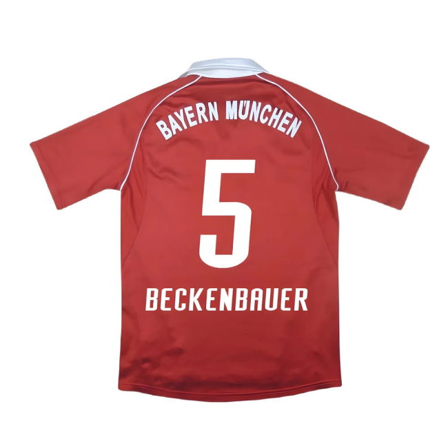 Bayern Munich 2005-06 Home ((Excellent) XXL) (Beckenbauer 5)