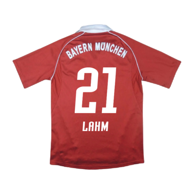 Bayern Munich 2005-06 Home ((Excellent) XXL) (Lahm 21)
