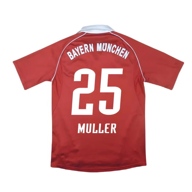 Bayern Munich 2005-06 Home ((Excellent) XXL) (Muller 25)