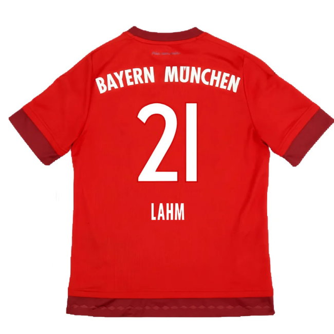 Bayern Munich 2015-16 Home Shirt (XL) (Very Good) (Lahm 21)