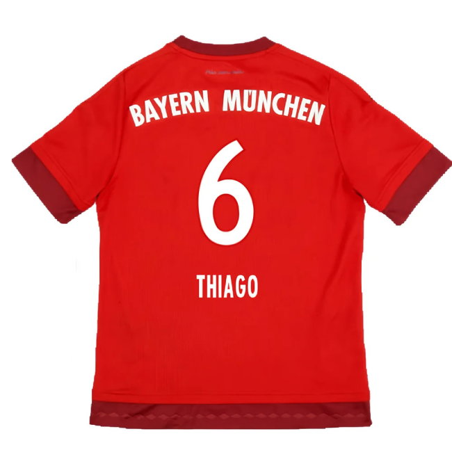 Bayern Munich 2015-16 Home Shirt (XL) (Very Good) (Thiago 6)