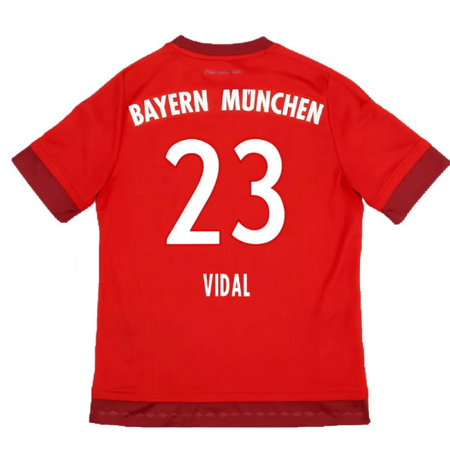 Bayern Munich 2015-16 Home Shirt (XL) (Very Good) (Vidal 23)