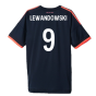 Bayern Munich 2015-16 Third Shirt ((Excellent) S) (Lewandowski 9)