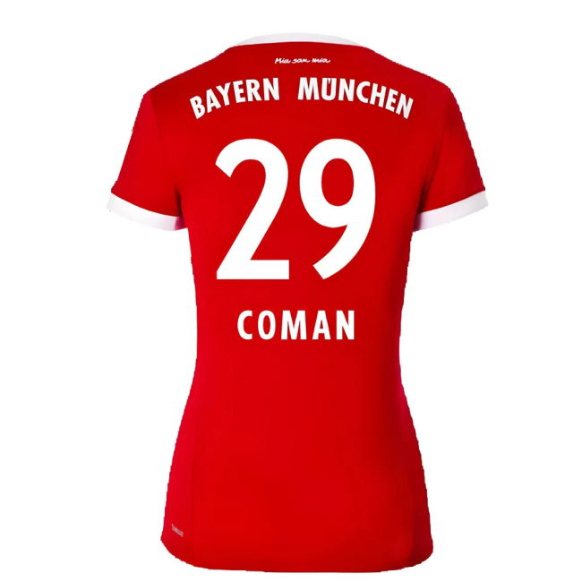 Bayern Munich 2017-18 Womens Home Shirt (XL) ((Excellent) XL) (Coman 29)
