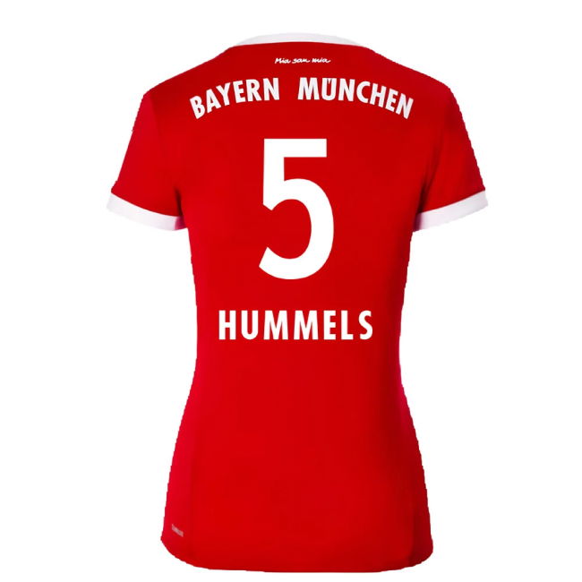Bayern Munich 2017-18 Womens Home Shirt (XL) ((Excellent) XL) (Hummels 5)