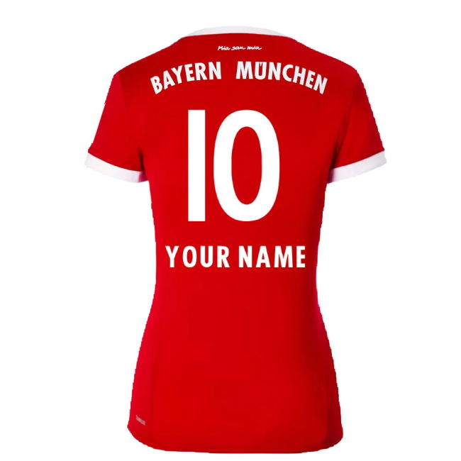 Bayern Munich 2017-18 Womens Home Shirt (XL) ((Excellent) XL) (Your Name)