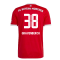 Bayern Munich 2022-23 Home Shirt (M) (GRAVENBERCH 38) (Excellent)