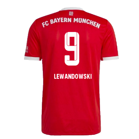 Bayern Munich 2022-23 Home Shirt (M) (LEWANDOWSKI 9) (Excellent)