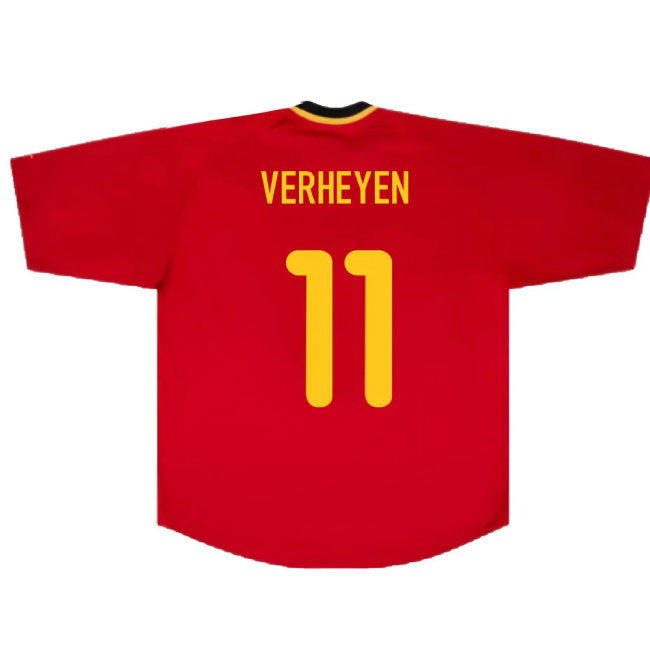 Belgium 2000-02 Home (Excellent) (Verheyen 11)