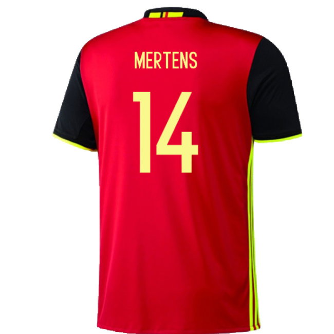 2016-2017 Belgium Home Adidas Football Shirt (xl) (Good) (Mertens 14)