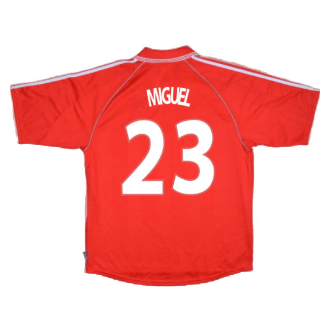 Benfica 2000-01 Home Shirt (Excellent) (Miguel 23)