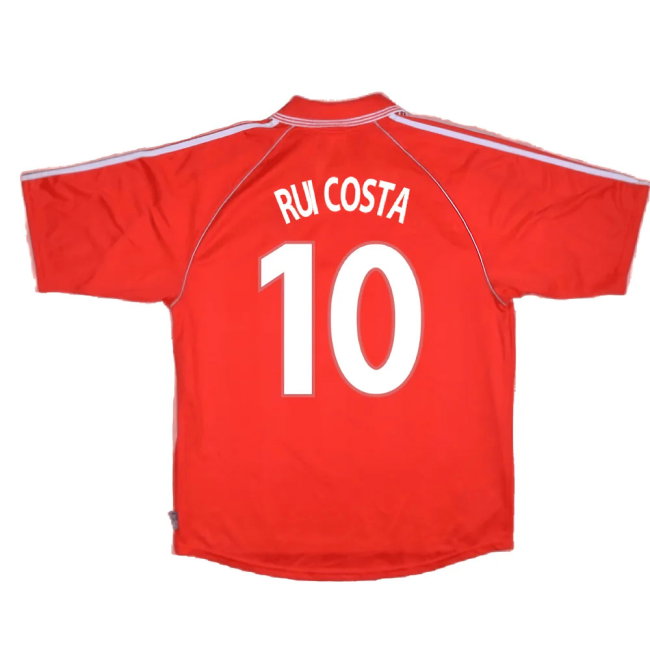 Benfica 2000-01 Home Shirt (Excellent) (RUI COSTA 10)