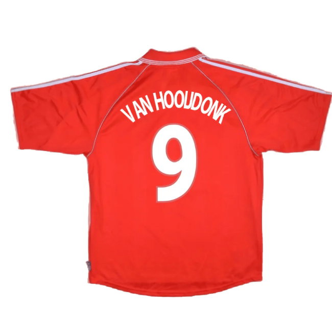 Benfica 2000-01 Home Shirt (Excellent) (Van Hooijdonk 9)