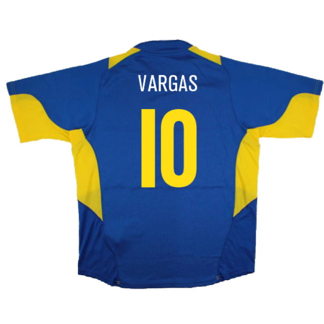 Boca Juniors 2005-06 Home Shirt (L) (Excellent) (Vargas 10)