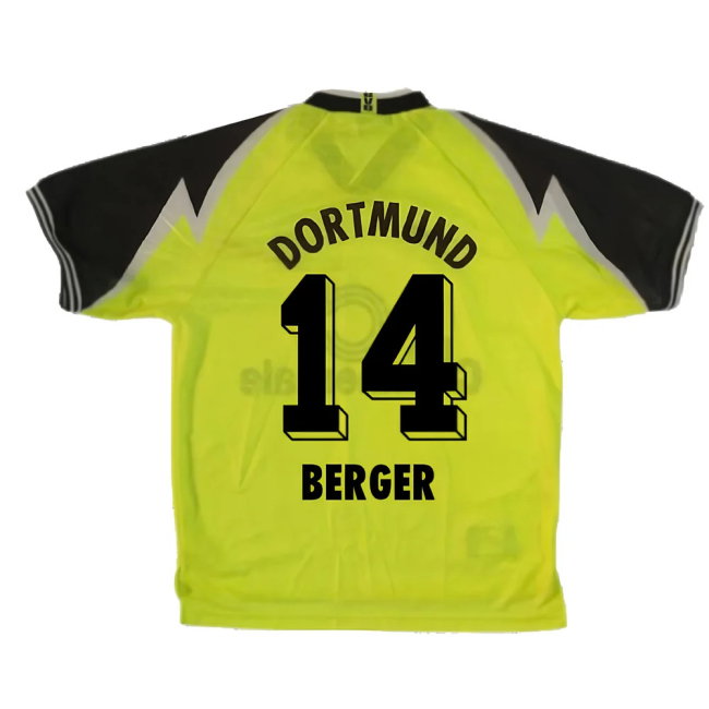Borussia Dortmund 1995-96 Home Shirt (XS) (Excellent) (Berger 14)