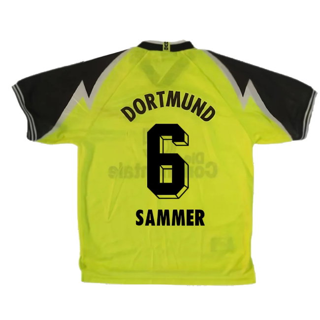 Borussia Dortmund 1995-96 Home Shirt (XS) (Excellent) (Sammer 6)