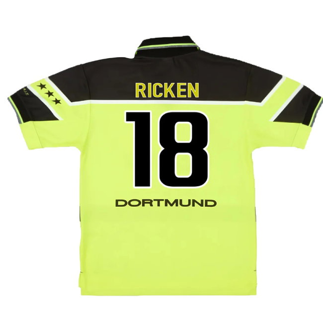 Borussia Dortmund 1997-1998 Home Shirt (XXL) (Very Good) (Ricken 18)