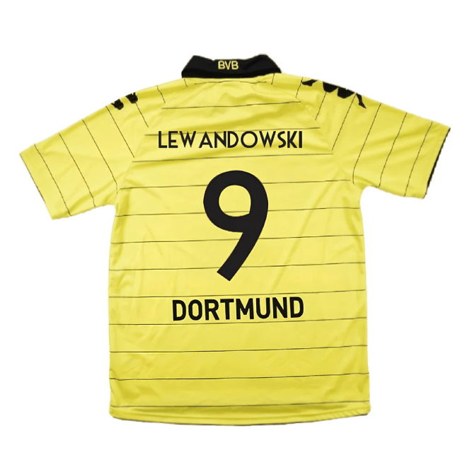 Borussia Dortmund 2010-11 Home Shirt ((Excellent) M) (Lewandowski 9)