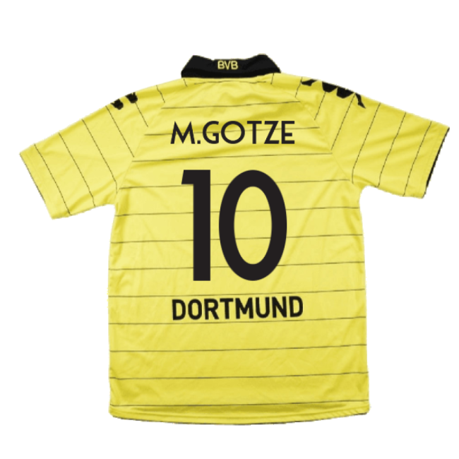 Borussia Dortmund 2010-11 Home Shirt ((Excellent) M) (M.Gotze 10)