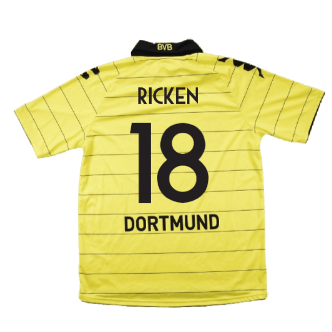 Borussia Dortmund 2010-11 Home Shirt ((Excellent) M) (Ricken 18)