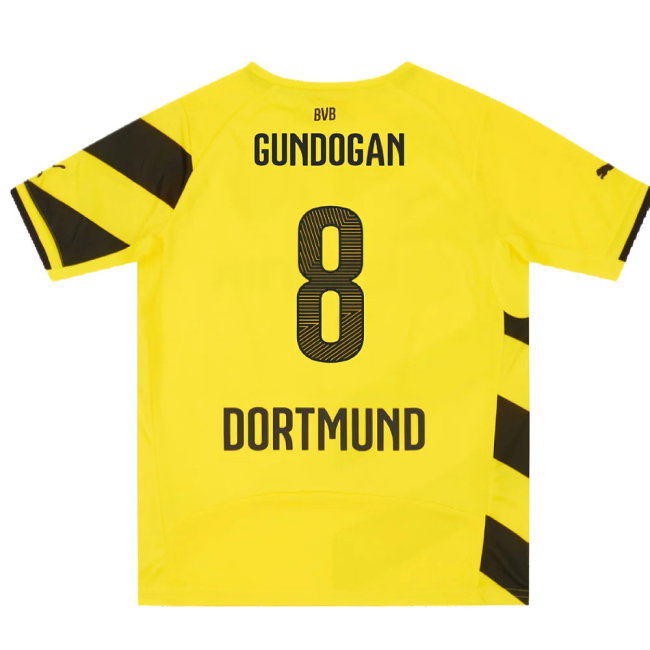 Borussia Dortmund 2014-15 Home Shirt (2XL) (Very Good) (Gundogan 8)