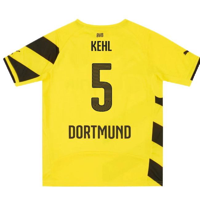 Borussia Dortmund 2014-15 Home Shirt (2XL) (Very Good) (Kehl 5)