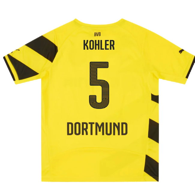 Borussia Dortmund 2014-15 Home Shirt (2XL) (Very Good) (Kohler 5)