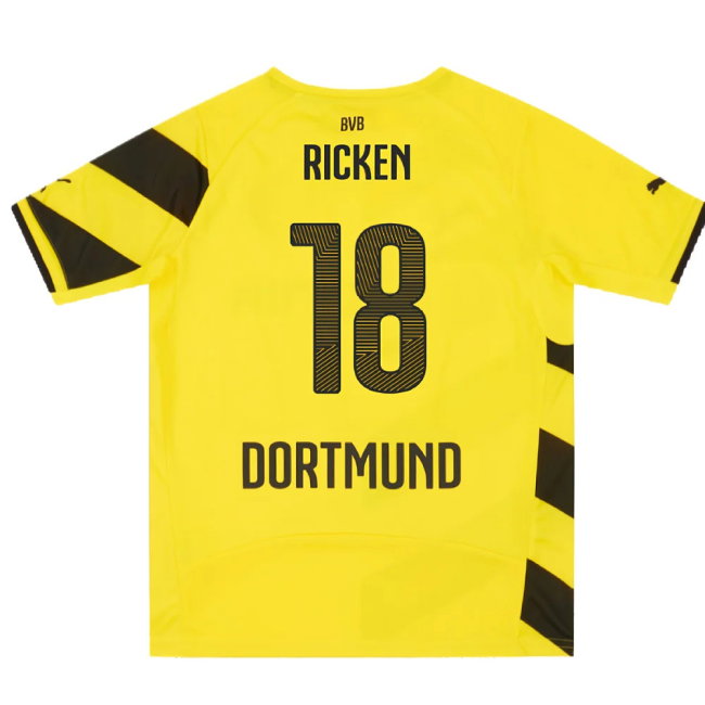 Borussia Dortmund 2014-15 Home Shirt (2XL) (Very Good) (Ricken 18)