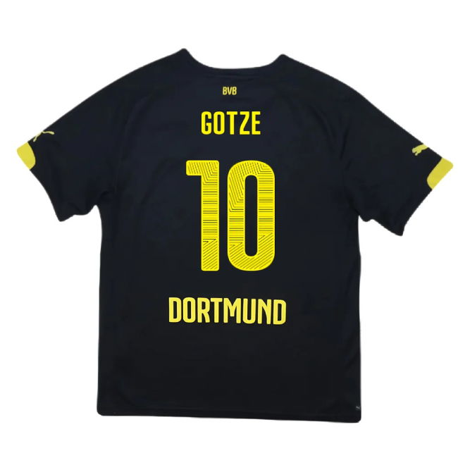 Borussia Dortmund 2014-16 Away Shirt ((Excellent) S) (Gotze 10)