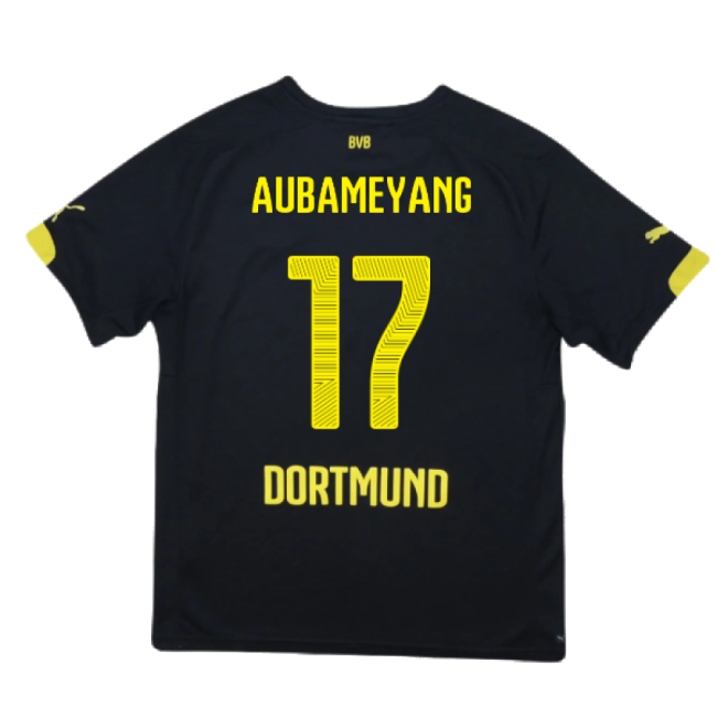 Borussia Dortmund 2014-16 Away Shirt ((Very Good) S) (Aubameyang 17)