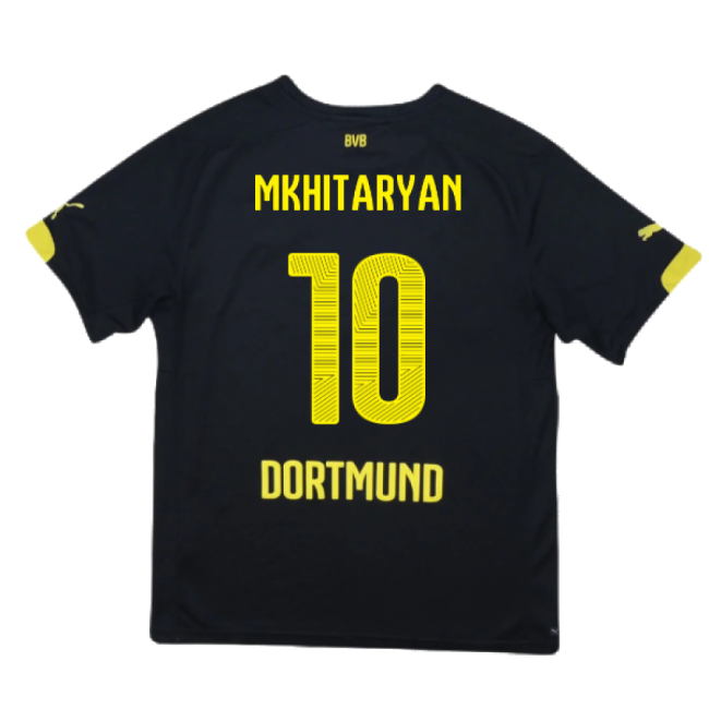 Borussia Dortmund 2014-16 Away Shirt ((Very Good) S) (Mkhitaryan 10)