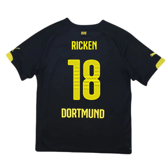 Borussia Dortmund 2014-16 Away Shirt ((Very Good) S) (Ricken 18)