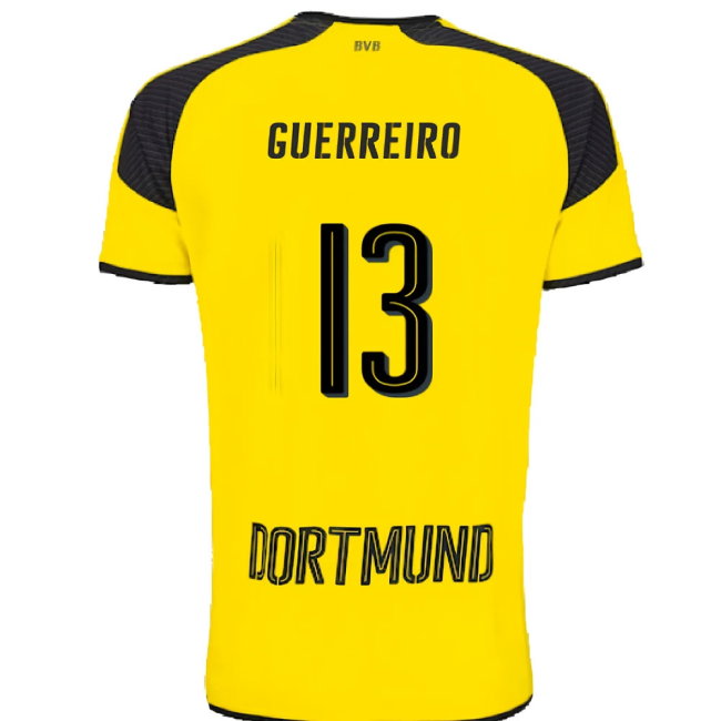 Borussia Dortmund 2016-17 Champions League Home Shirt (Excellent) (Guerreiro 13)