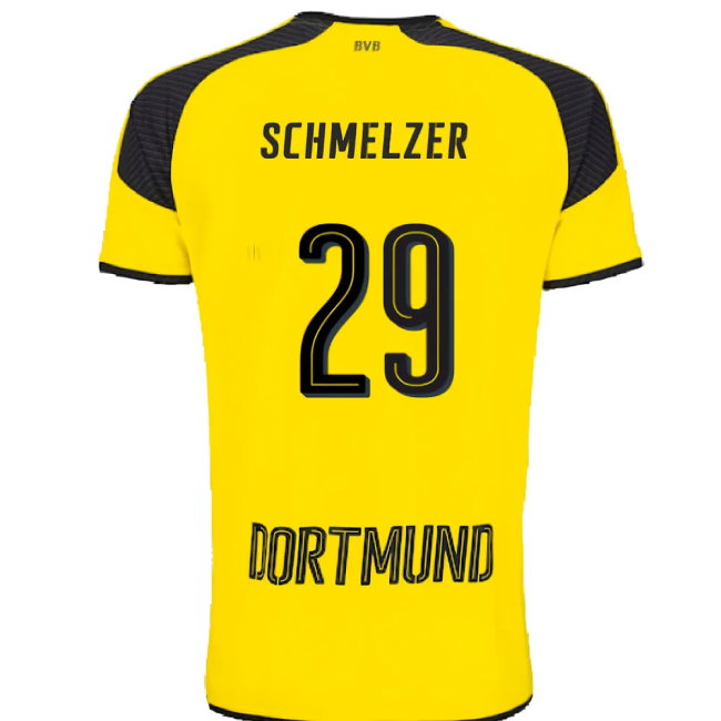 Borussia Dortmund 2016-17 Champions League Home Shirt (Excellent) (Schmelzer 29)